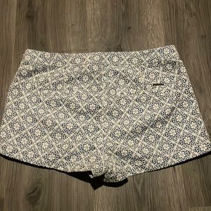 💙Abercrombie & Fitch Y2K Blue floral shorts Chic Girly Fashionable Style